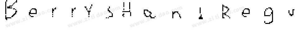 BerrysHand Regular字体转换